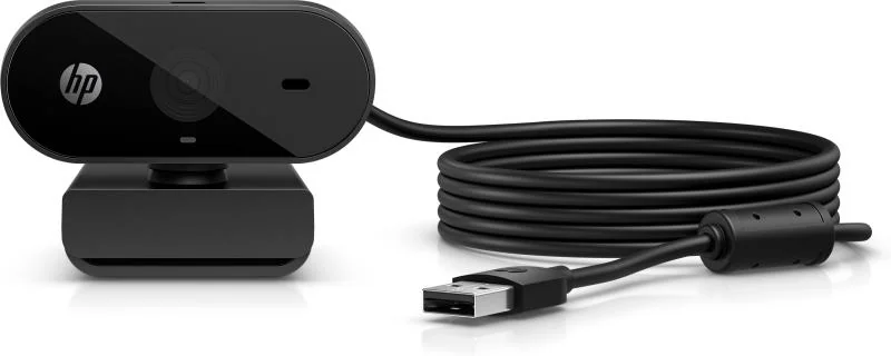 Camera Web HP 325 FHD webcam, rezolutie video Full HD, USB 2.0, Negru