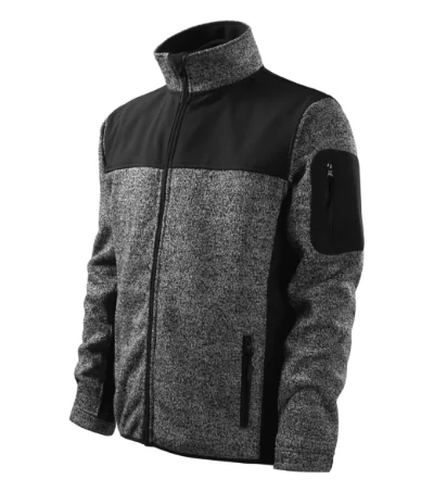 Jachetă softshell pentru bărbaţi CASUAL 550 - knit gray