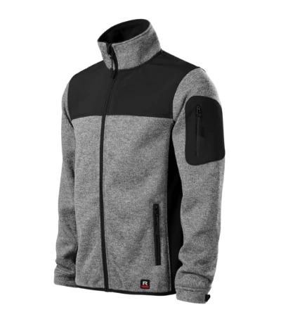 Jachetă softshell pentru bărbaţi CASUAL 550 - knit light gray
