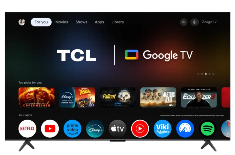 Televizor TCL Mini LED 55C61KS, 139 cm, Smart Google TV, 4K Ultra HD, Onkyo