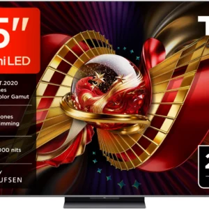 Televizor TCL SQD-MiniLed 65C8L, 164 cm, Smart Google TV, 4K Ultra HD, 144Hz, Bang & Olufsen, Clasa D (Model 2026)