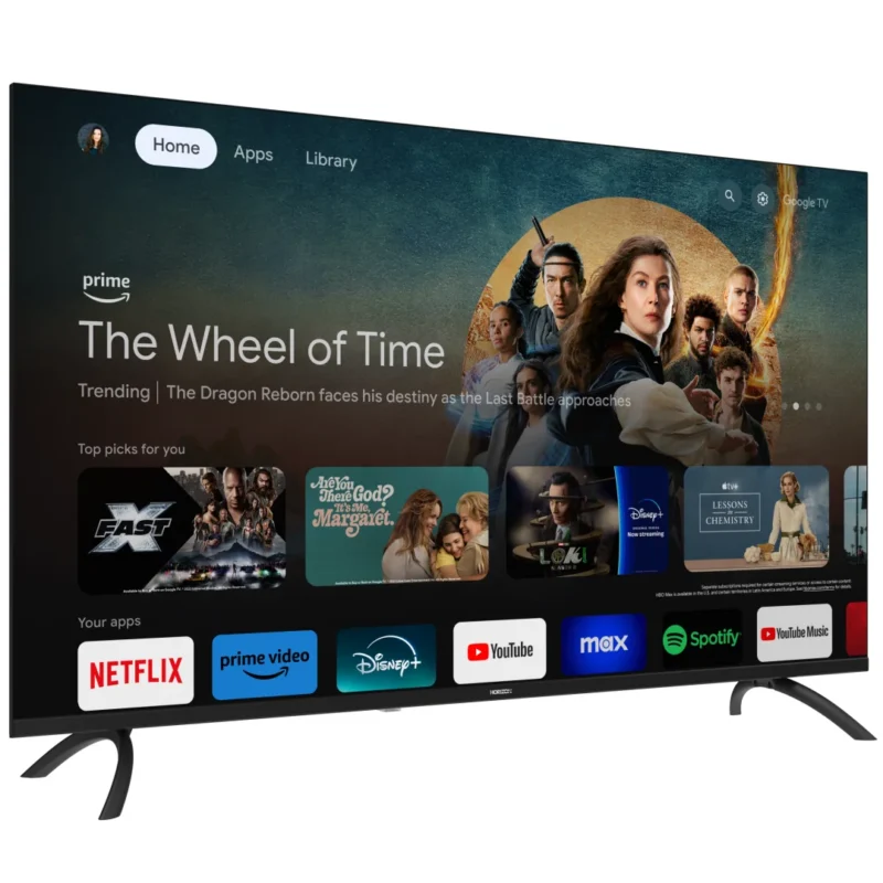 LED TV HORIZON 4K-GTV 65HL7590U/D, 65" D-LED, 4K Ultra HD (2160p), Dolby Vision HDR / HDR10 / HLG + MicroDimming, Digital TV-Tuner DVB- S2/T2/C, CME 400Hz, Googlecast + Google Assistant + BT, Contrast 5000:1, 350 cd/m2,1x LAN (RJ45), 1xCI+, 2x HDMI (v2.0), 2x HDMI (v2.1), 2x USB (v2.0), 1x AV