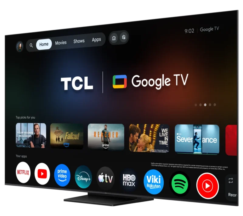 Televizor TCL SQD-MiniLED 65MSQLED80L, 164 cm, Smart Google TV, 4K, Onkyo (Model 2026)