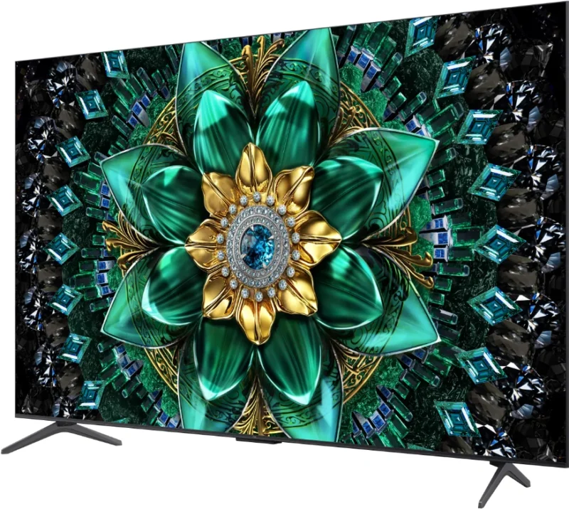 Televizor TCL QD-MiniLED 65Q6C, 164 cm, Smart Google TV, 4K Ultra HD, 144Hz, Onkyo