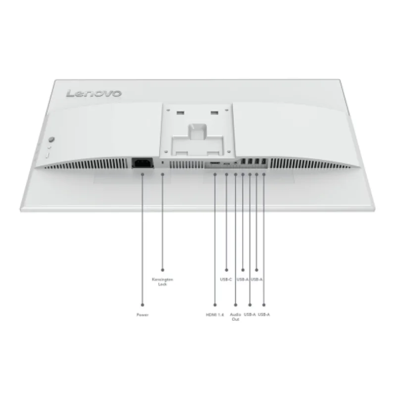 67DCUAC6EU_02 Monitor Consumer Lenovo L24D-4C, 23.8", 1920 x 1080 pixeli, White, 3 ani Garantie