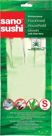 Manusi menaj din cauciuc cu aloe vera Sano Sushi - S