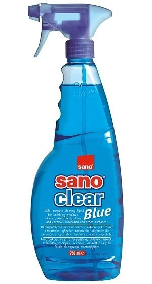 Detergent pentru geamuri Sano Clear Blue Trigger 750 mL