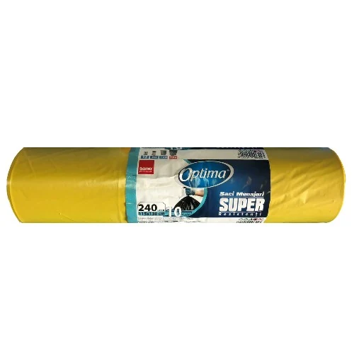 Saci menaj 240L,10buc, 115*130 Sano Optima Super galbeni