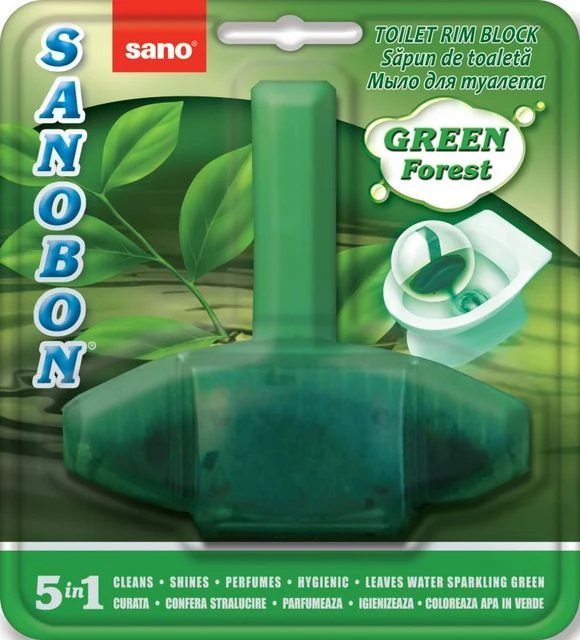 Odorizant WC solid Sano Bon Green Forest 5in1 55g