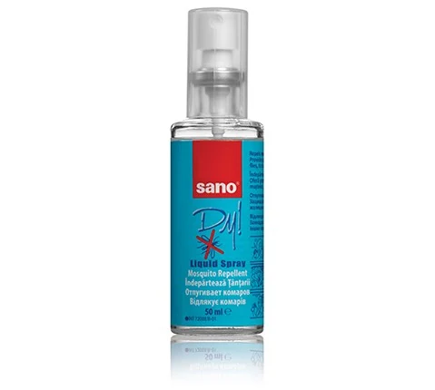 Solutie impotriva tantarilor Sano Dy Liquid Spray Pump 50 ml