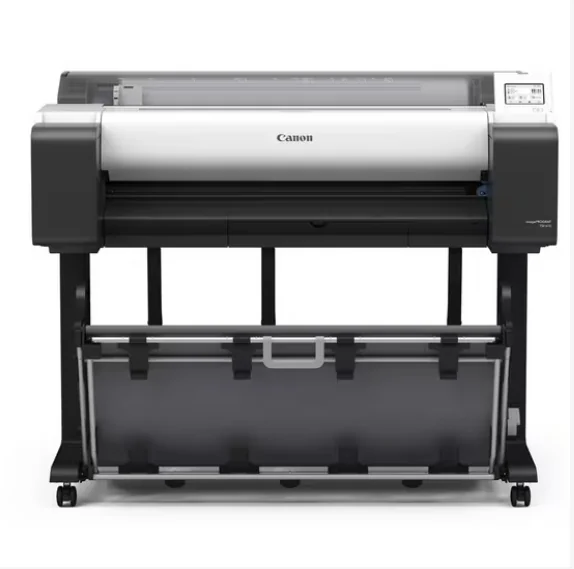 Plotter Canon TM-510M, Format A1, 24", 5 culori MBK/BK/C/M/Y, Rezolutie imprimare: 2.400 x 1.200 dpi, Densitate duza: 1.200 dpi x 2 linii, Limbaje imprimare: HP-GL/2, HP RTL, PDF (ver. 1.7), JPEG (ver. JFIF 1.02), CALS G4 (trimitere numai prin FTP), Interfata: USB, Retea, WI-FI, Memorie standard: 6