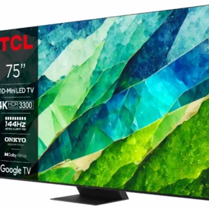 Televizor TCL MiniLed 75C855, 189 cm (75"), Smart TV, 4K, 100Hz, Negru