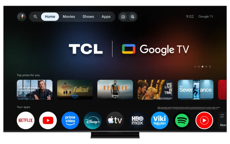 85MSQLED80L_02 Televizor TCL SQD-MiniLED 85MSQLED80L, 214 cm, Smart Google TV, 4K, Onkyo (Model 2026)