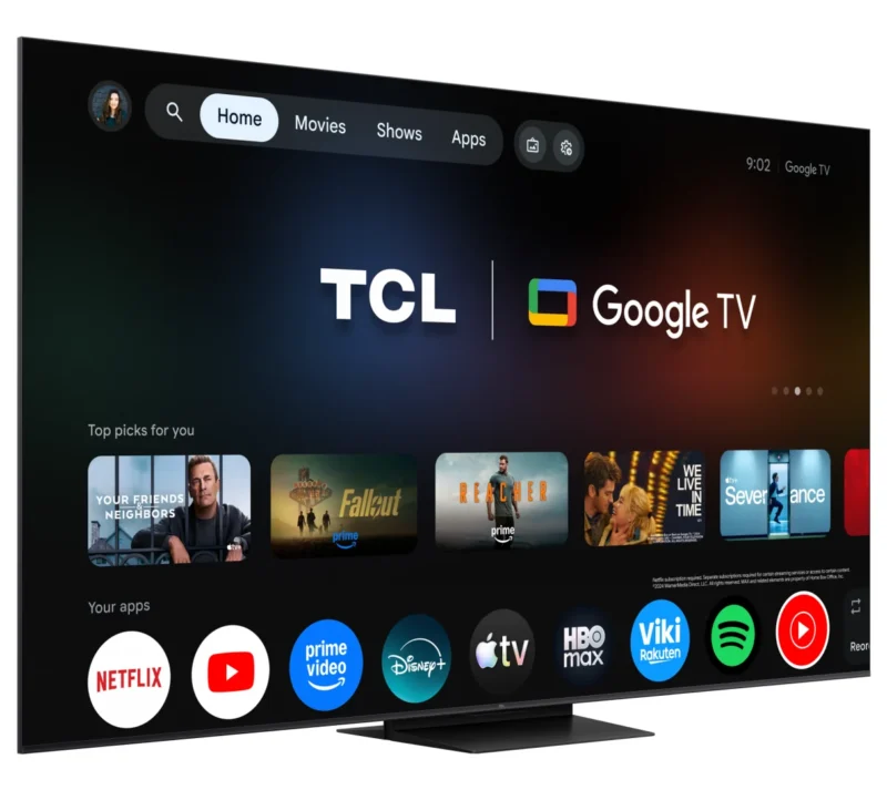 85MSQLED80L_03 Televizor TCL SQD-MiniLED 85MSQLED80L, 214 cm, Smart Google TV, 4K, Onkyo (Model 2026)