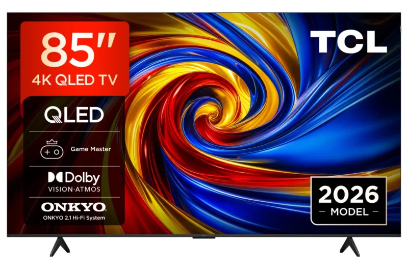 85QLED780L_01 Televizor TCL QLED 85QLED780L, 214 cm, Smart Google TV, 4K, Onkyo (Model 2026)