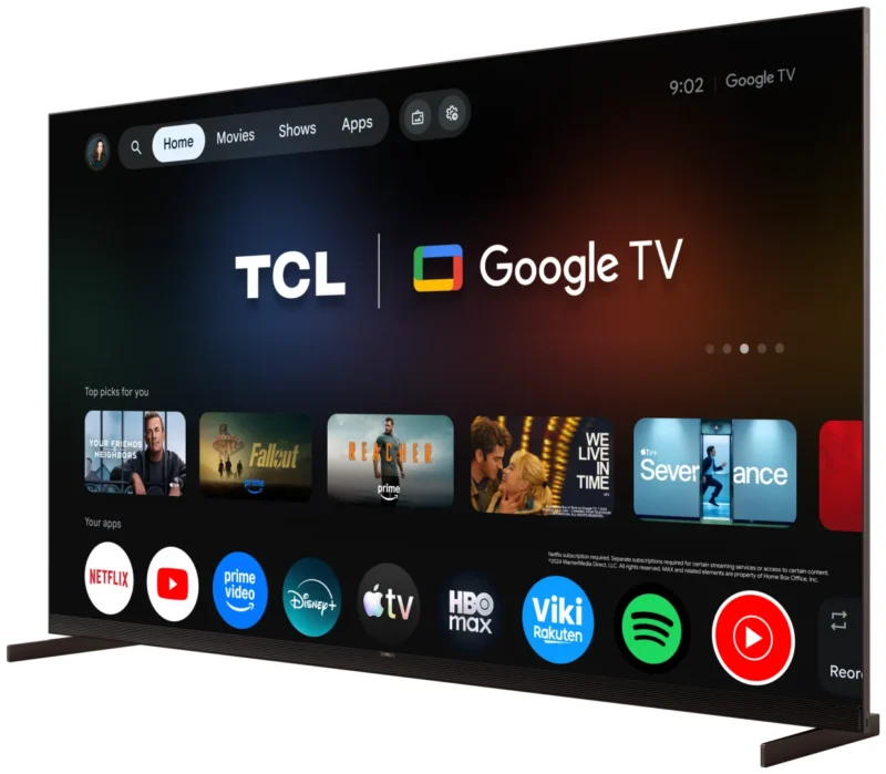 Televizor TCL SQD-MiniLed 85X11L, 214 cm, Smart Google TV, 4K Ultra HD, 144Hz, Bang & Olufsen, Clasa F (Model 2026)