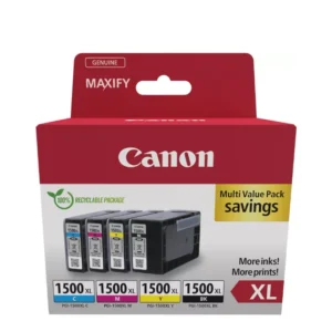 Cartus CANON PGI-1500XL multipack, Black, Cyan, Magenta, Yellow