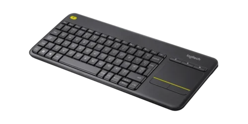 Tastatura Logitech Wireless Touch Keyboard K400 Plus, Wireless, Negru