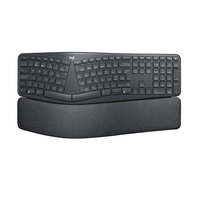 Tastatura Logitech ERGO K860, Wireless, Gri