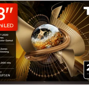 Televizor TCL SQD-MiniLed 98X11L, 248 cm, Smart Google TV, 4K Ultra HD, 144Hz, Bang & Olufsen, Clasa F (Model 2026)