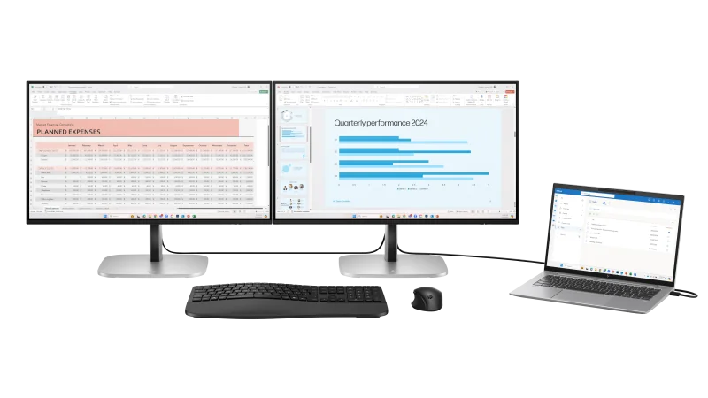 Monitor Consumer HP Series 5 Pro 524pu, 23.8", 1920 x 1080 pixeli, Black
