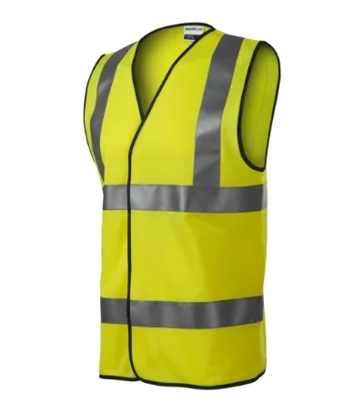 Vestă reflectorizantă unisex HV BRIGHT 9V3 - galben reflectorizat