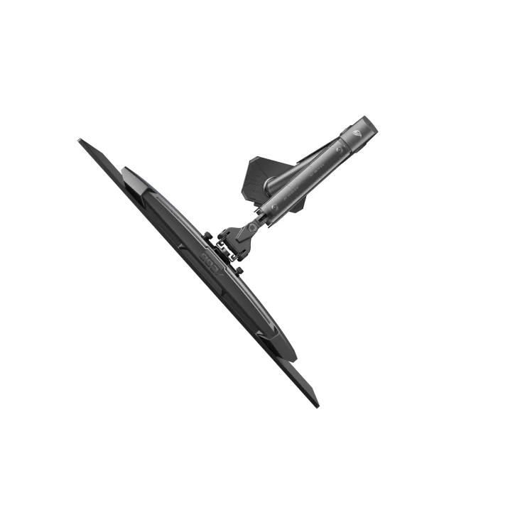 ASUS AAS01 – ROG Ergo Arm. Mounting: Clamp, Maximum weight capacity: 11.5 kg, Maximum screen size: 86.4 cm (34"), Minimum VESA mount: 100 x 100 mm, Maximum VESA mount: 100 x 100 mm. Height adjustment, Swivel angle range: -90 - 90°, Tilt angle range: -25 - 80°. Product colour: Black
