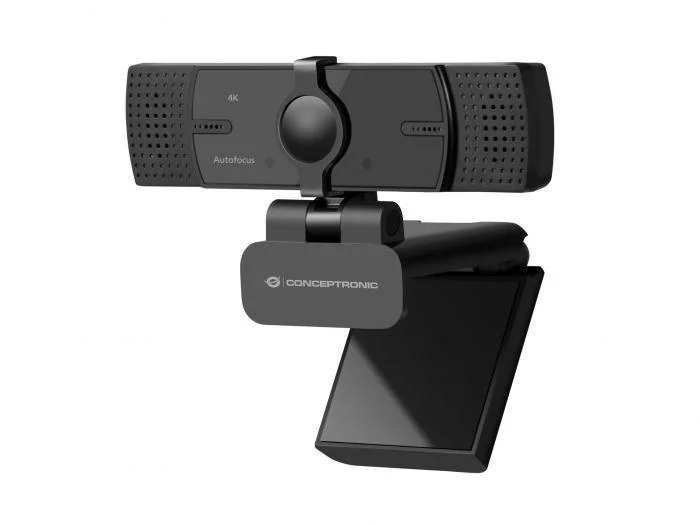 AMDIS07B_02 Camera Web Conceptronic AMDIS07B, rezolutie video 4K, USB 2.0, Negru