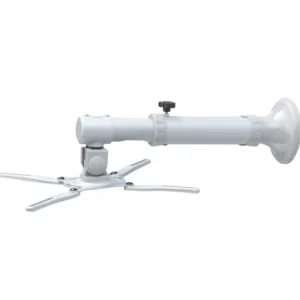 BEAMER-W050SILVER_02 Suport pt videoproiector de perete Neomounts BEAMER-W050SILVER; suporta pana la 12kg, tip reglare full motion, tilt 90°, swivel 360°, distanta fara de perete, 37-47 cm, argintiu. Garantie 5 ani