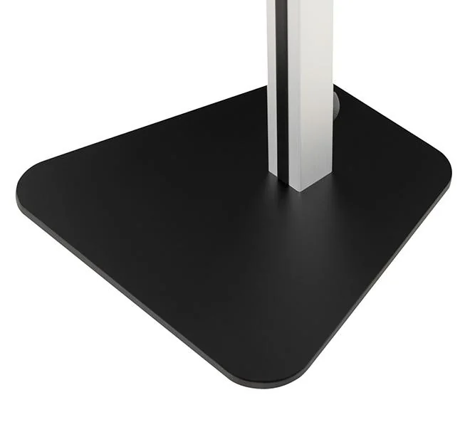 BT7361_B_03 Stand birou B-Tech, pentru display-uri cu diagonala pana la 32", suporta pana la 10kg, cu inclinatie +17°/-10°, VESA min. 75x75, VESA max. 100x100, cable management integrat, negru/argintiu