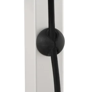 BT7361_B_04 Stand birou B-Tech, pentru display-uri cu diagonala pana la 32", suporta pana la 10kg, cu inclinatie +17°/-10°, VESA min. 75x75, VESA max. 100x100, cable management integrat, negru/argintiu