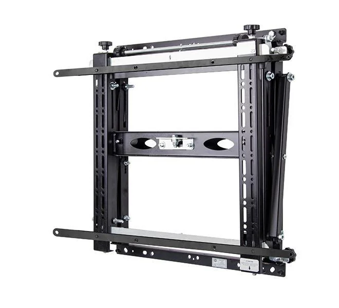 BT8310XL_B_03 Suport perete cu pop-out B-Tech pentru ecrane cu diagonale intre 42"-120", greutate maxima suportata 125kg, VESA min. 200x100, VESA max. 400x400, distanta maxima de la perete 29.3 cm, sistem Push to open/push to close, se poate monta atat pe perete cat si pe bara, negru