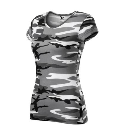 Tricou pentru damă CAMO PURE C22 - camuflaj gri