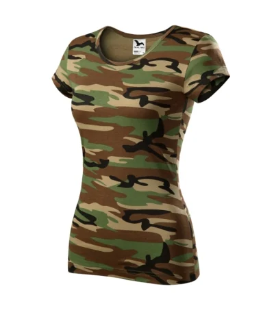 Tricou pentru damă CAMO PURE C22 - camuflaj maro