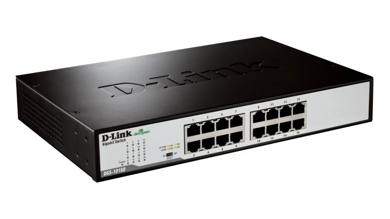 DGS-1016D_01 Switch D-Link DGS-1016D, 16 port, 10/100/1000 Mbps