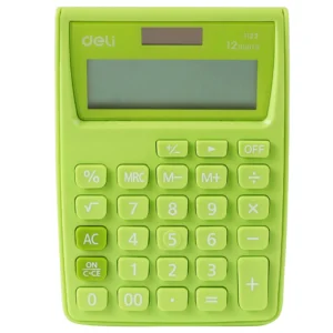 CALCULATOR BUZUNAR 12DIG ALB-VERDE 1122 DELI CALCULATOR BUZUNAR 12DIG ALB-VERDE 1122 DELI