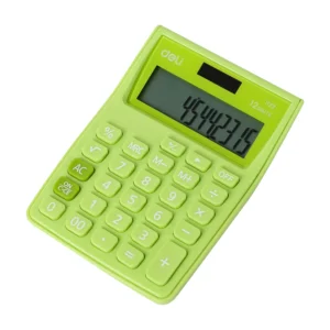 CALCULATOR BUZUNAR 12DIG ALB-VERDE 1122 DELI CALCULATOR BUZUNAR 12DIG ALB-VERDE 1122 DELI