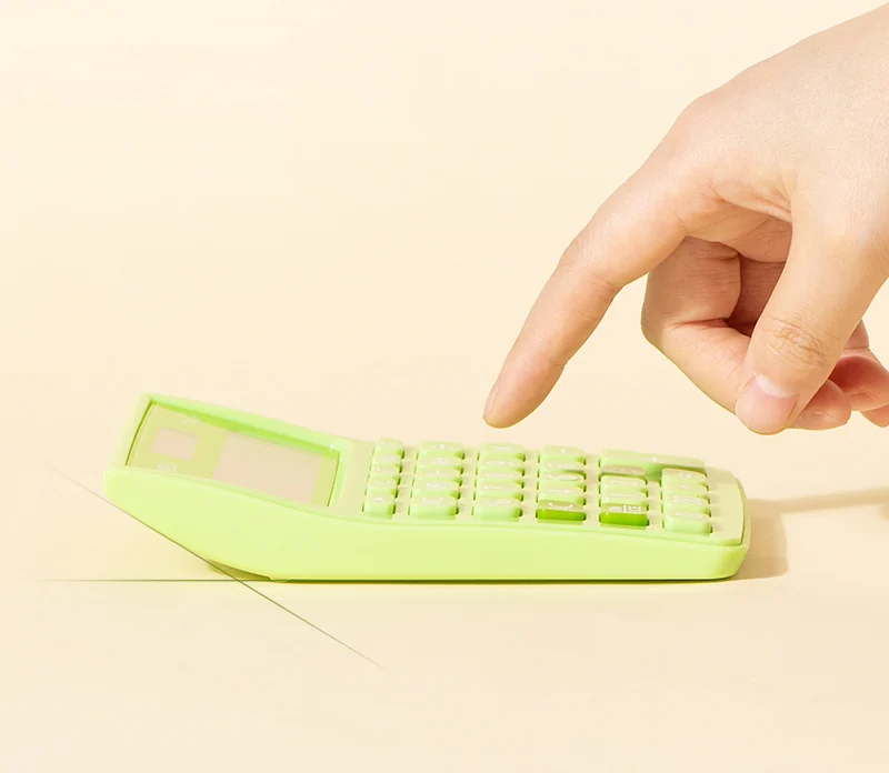 CALCULATOR BIROU 12DIG ALB-VERDE 1238 DELI
