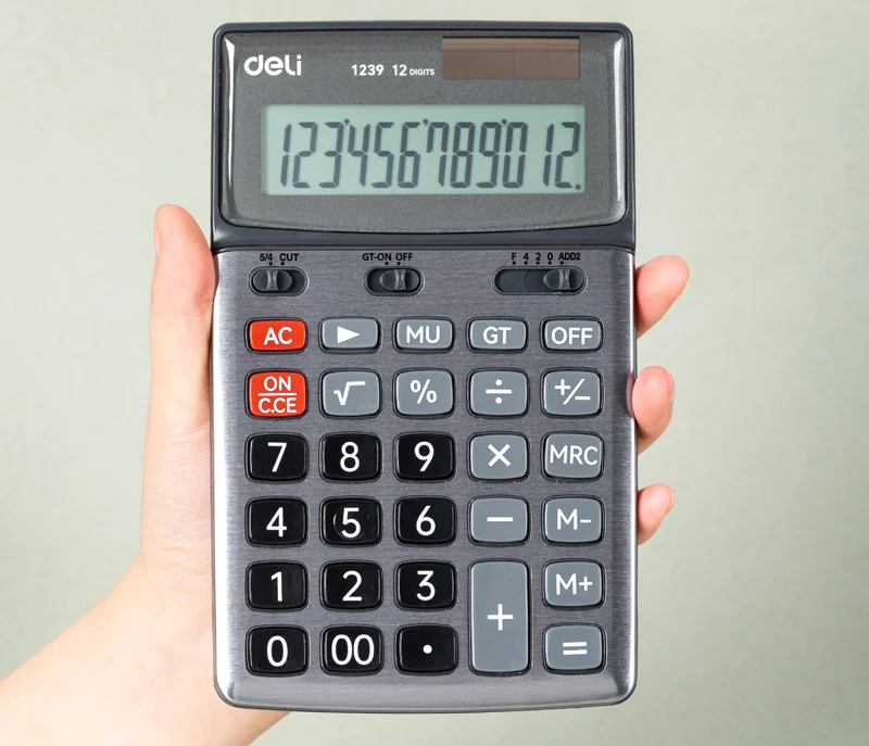 CALCULATOR BIROU 12DIG 1239 DELI
