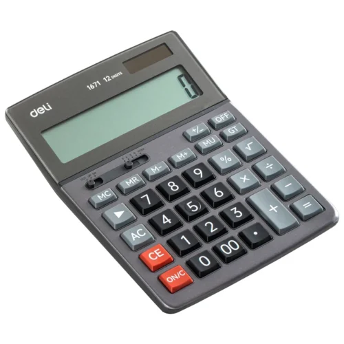 CALCULATOR BIROU 12DIG 1671 DELI CALCULATOR BIROU 12DIG 1671 DELI