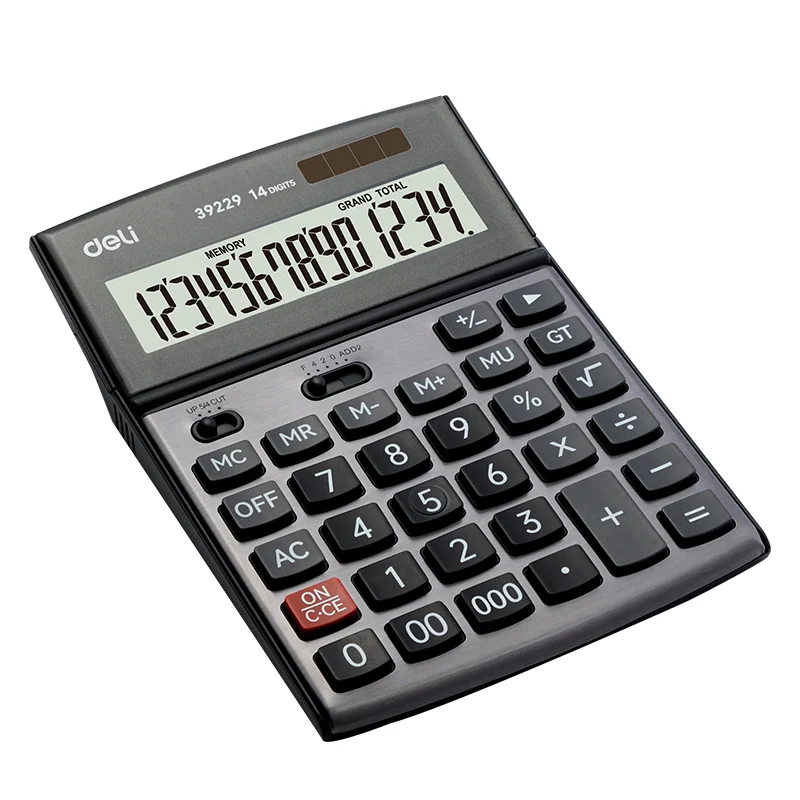 CALCULATOR BIROU 14DIG METAL 39229 DELI