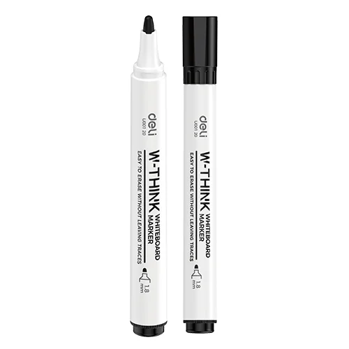 MARKER WHITEBOARD NEGRU 2MM DELI