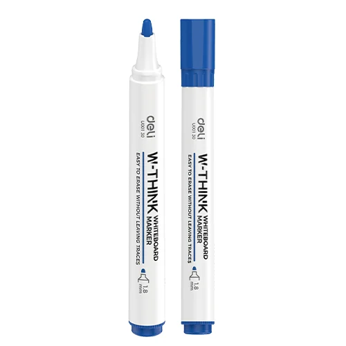 MARKER WHITEBOARD ALBASTRU 2MM DELI