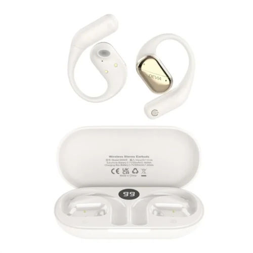 Casti Open-ear Devia OWS Lite1, Wireless, Bej