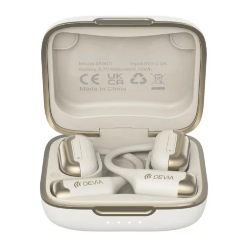 Casti Open-ear Devia OWS Pro1, Wireless, Bej