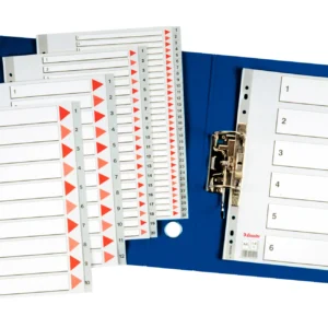 SEPARATOARE INDEX PLASTIC 1-6 ESSELTE SEPARATOARE INDEX PLASTIC 1-6 ESSELTE