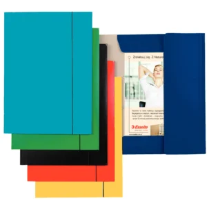 MAPA CARTON CU ELASTIC ALBASTRU INCHIS ECONOMY ESSELTE