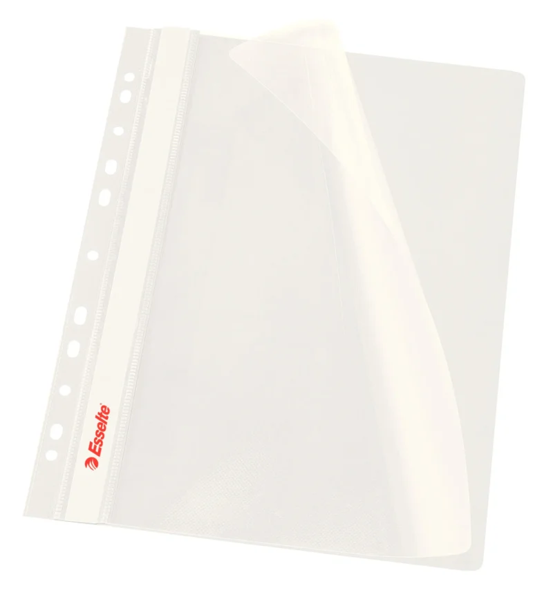 DOSAR PLASTIC CU SINA SI MULTIPERFORATII ALB 10/SET ESSELTE DOSAR PLASTIC CU SINA SI MULTIPERFORATII ALB 10/SET ESSELTE