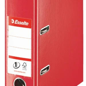 BIBLIORAFT PLASTIFIAT INT-EXT A5 7.5CM ROSU NR1 POWER ESSELTE