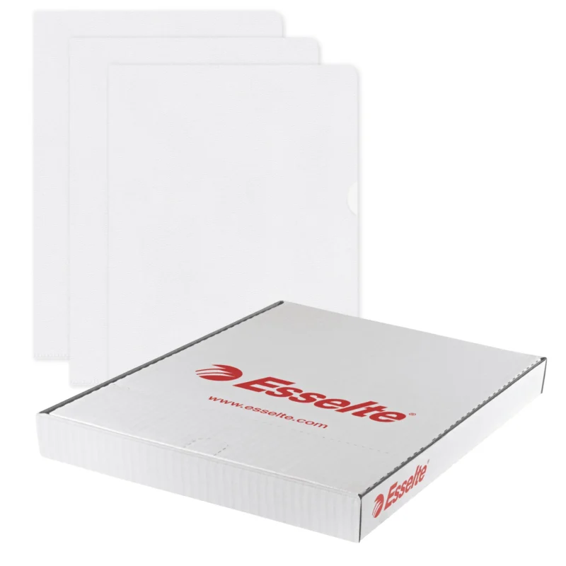 FOLIE PROTECTIE A4 CRISTAL 105 MICRONI 100/TOP DESCHIDERE L ESSELTE